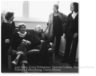 von links: Cora Schmeiser, Simone Lukas, Susanne Keens, Patricia Falkenburg, Lucia Mense