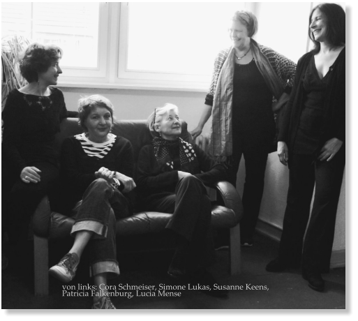 von links: Cora Schmeiser, Simone Lukas, Susanne Keens, Patricia Falkenburg, Lucia Mense