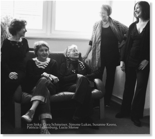 von links: Cora Schmeiser, Simone Lukas, Susanne Keens, Patricia Falkenburg, Lucia Mense